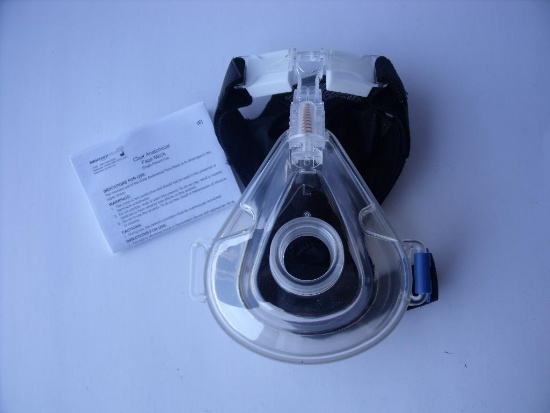 MERCURY MEDICAL UNKNOWN CLEAR ANATOMICAL FACE MASK, LARGE!