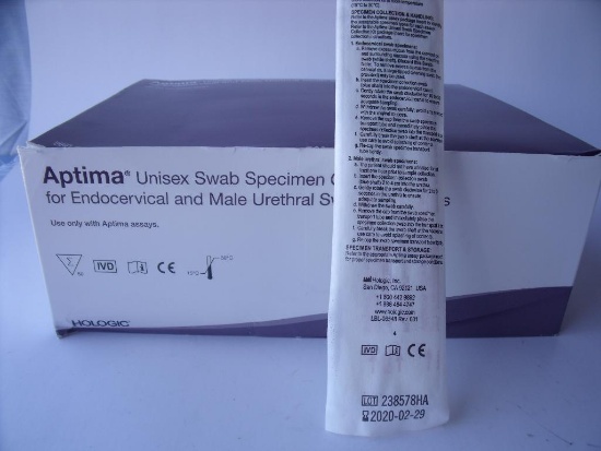HOLOGIC 301041 BOX OF 40 APTIMA SPECIMEN COLLECTION KITS!