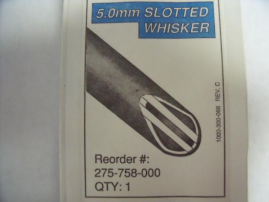 STRYKER 275-758-000 5.0MM SLOTTED WHISKER!