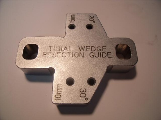 RICHARDS 71440280 60509345 10MM 15MM TIBIAL WEDGE RESECTION GUIDE !