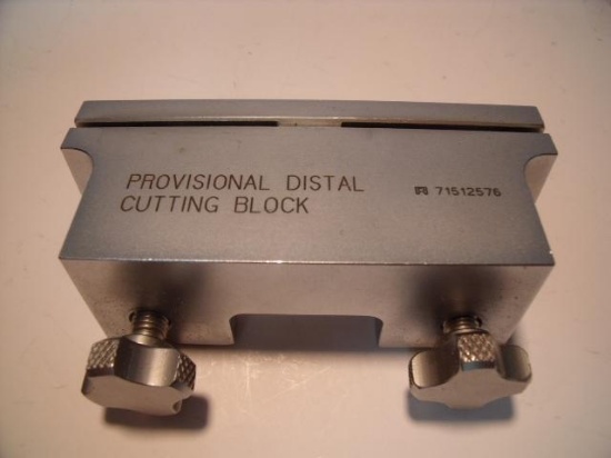 RICHARDS 71512576 PROVISIONAL DISTAL CUTTING BLOCK !