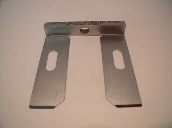 RICHARDS 71512577 60102944 CUTTING BLOCK ALIGNMENT PLATE !