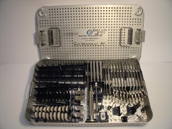BLUE BELT TECHNOLOGIES (BBT) 101098 101099 STERILIZATION CASE, NAVIO PFS INSTRUMENTS, STRIDE