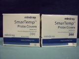 TWO BOXES OF 200 EACH MINDRAY (400 TOTAL) SMARTEMP PROBE COVERS