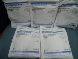 LOT OF 5 KIMBERLY-CLARK #90112 FABRIC-REINFORCED SURGICAL GOWN LARGE L5!
