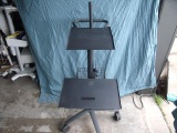 TWO LEVEL ROLLING CART