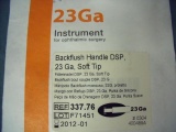 ALCON GRIESHABER 25gA Instrument Backflush handle dsp 23ga expired 2012