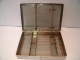 UNBRANDED SILVER STERILIZATION CASE !