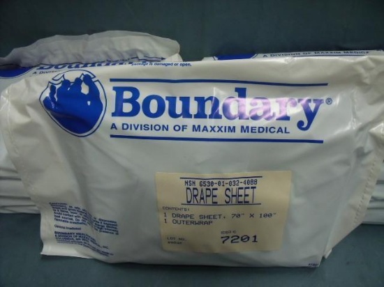 LOT OF 12 MAXXIM BOUNDARY # 7201 70 x 100 DRAPE SHEET!