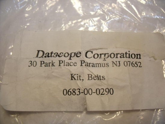 DATASCOPE 0683-00-0290/R52-10002 TIMING BELT !