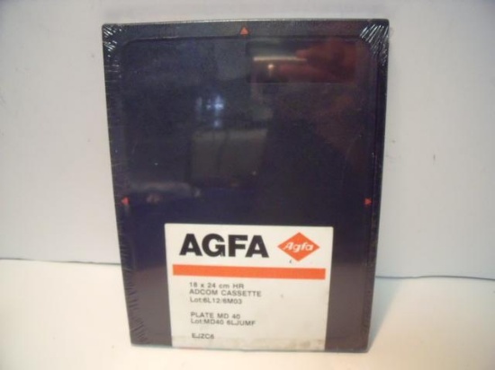 AGFA EJZC6 18X24 CM HR ADCOM CASSETTE !