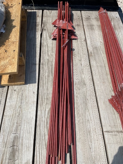25 4’ Electric Fence Post