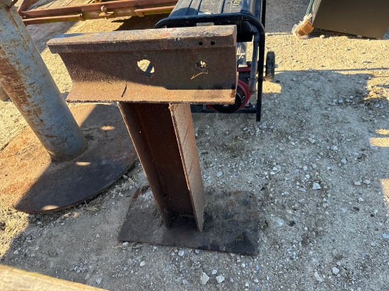 Railroad Anvil On Pedestal