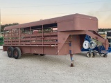 20â€™ Gooseneck Livestock Trailer