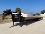 2012 Texas Pride 40ft Gooseneck Flatbed Trailer