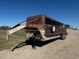 24ft Goosneck Livestock Trailer