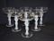 Set of 6 Nude Stemmed Champagnes