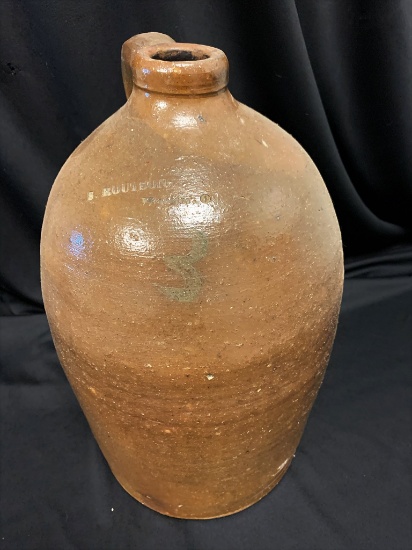 Early Ohio "Routson" Stoneware jug
