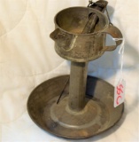 Early Tin Fat Lamp
