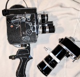 Vintage Paillard Bolex H8 REFLUX 8mm Movie Camera