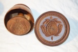 Lot of 2 1800's Butter Mold Stamps