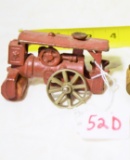 Red Hubley Miniature Cast iron Steamroller