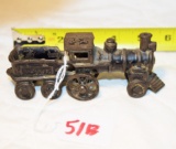 Cast Iron Engine and Tender Toy