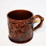 Rockingham Glazed Mug with Frog Surprise