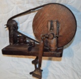1800's Wooden Apple Peeler