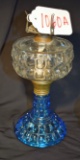 1800's Muff Pattern Oil Lamp