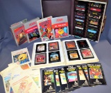 Vintage lot of Atari games & booklets