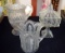 Lot of EAPG pitchers & candy dish
