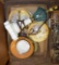Miscellaneous Box Lot with pottery