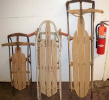 Lot of 3 sleds