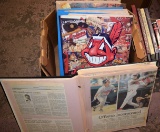 Cleveland Indians scrapbook w/ clippings