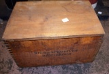 Old explosives box