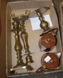 Brass candlesticks