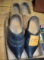 2 pair of old wooden shoes