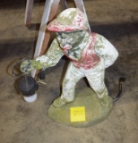 Black jockey lawn ornament