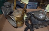 Carbide lamps & Dominator boat radio