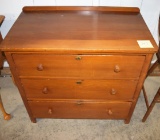 3 drawer dresser with key holes