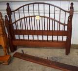 Walnut Stained Bed Frame