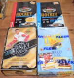 Group of hockey cards