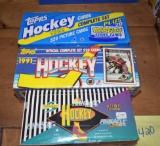 Group of hockey cards