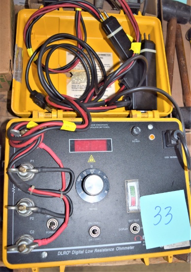 DLRO Digital Low Resistance Ohmmeter