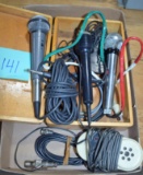 Miscellaneous lot with microphones