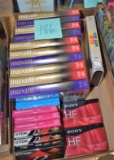 Sealed Hi Grade recording VHS tapes & Hi Output cassettes
