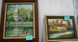 (2) paintings