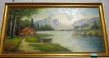 Lg. Cabin Paining