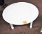Painted white coffee table